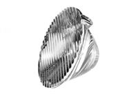 10003l25 Carclo 10003/L25, 10003/L25 Series 20-Way LED Lens, Elliptical Beam