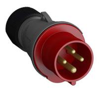 2cma101984r1000-332ep6 Amphenol Industrial, Easy & Safe IP44 Red Cable Mount 3P + E Industrial Power Plug, Rated At 32A, 415 V