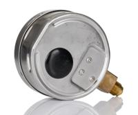 192-6298 RS PRO G 3/8 Analogue Pressure Gauge 1bar Bottom Entry 100mm Outside Diameter, With RS Calibration