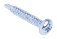 546-5985 RS PRO Bright Zinc Plated Steel Self Drilling Screw No. 8 x 1in Long x 25mm Long
