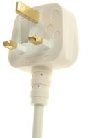 489-217 RS PRO Unterminated Type G UK Plug Power Cord, 2m