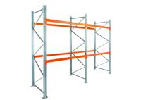 axzrackpal3027ed2 Manorga Steel Galvanised, Orange Storage Racking, 3000mm, 2700mm x 1100mm