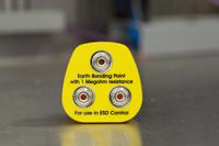 298-3878 RS PRO ESD Earth Bonding Plug With 10 mm Stud x 3