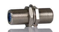 246-9505 RS PRO Straight 75Ω Coaxial Adapter Type F Socket to Type F Socket 3GHz