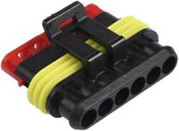282090-1 TE Connectivity, AMP Superseal 1.5 Connector Housing Socket Cable Mount 6 Way