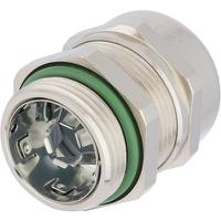 53112534 Lapp SKINTOP Series Nickel Plated Brass Cable Gland, M32 Thread, 11mm min., 21mm max., IP68