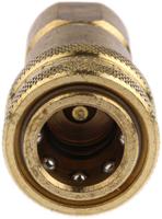 bh2-60-bspp Parker Brass Female Hydraulic Quick Connect Coupling, G 1/4 Female