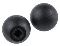 702-7819 RS PRO Black Duroplast Ball Clamping Knob, M6, Unthreaded Hole