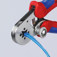 97-55-04 Knipex 97 Hand Ratcheting Crimp Tool for Bootlace Ferrule, 0,08 → 16mm² Wire