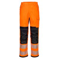 fr414obr28 Portwest FR414 Unisex's Black, Orange Cotton, 1% Carbon Fibre, 60% Modacrylic Waist Size 28 in W 60mm L