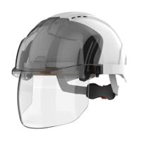 amd170-005-f00 JSP EVOVISTAlens White Safety Helmet, AdjustableVentilated