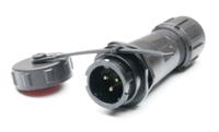304-729 RS PRO Industrial Circular Connector, 3 Contacts, In-Line, SY13 Connector, Socket, Male, IP67, SY13 Series