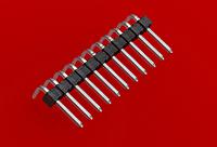 22-28-8043 Molex KK 254 Series Right Angle Through Hole Pin Header, 4 Contact(s), 2.54 mm Pitch, 1 Row, Unshrouded