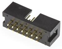 t821114a1s100ceu Amphenol Communications Solutions T821 Series Straight Through Hole PCB Header, 14 Contact(s), 2.54 mm Pitch, 2 Row,