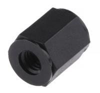 htsn-m4-10-8-1 Essentra Threaded Standoff, M4 Thread, 10mm Body, Nylon, Female/Female