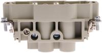 09380062601 HARTING Heavy Duty Power Connector Insert, 16 A, 80 A, Male, Han K Series, 6 Contacts
