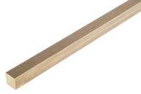 728-6917 RS PRO Brass Square Bar, 1/2in W, 1/2in H, 500mm L