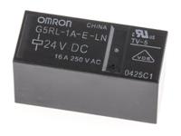 g5rl-1a-e-ln-dc24 Omron PCB Mount Power Relay, 24V dc Coil, 16A Switching Current, SPST