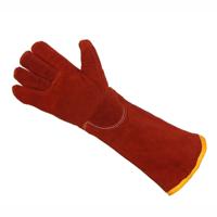 l6-318-ab-vcb Liscombe L6-318-AB-VCB Brown Cotton Jersey Chrome Leather Work Gloves