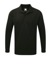 1170-10bm Orn 1170 Black Cotton, Polyester Polo Shirt, UK- M