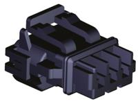 52117-0341 Molex, Mizu-P25 Automotive Connector Socket Black Cable Mount 3 Way, Crimp Termination