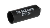 de272919460 3M End Cap Black, Polyolefin Adhesive Lined, 10mm