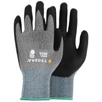 883a-10 Tegera 883A Grey, Black Nylon, Spandex Work Gloves, Size 10, Nitrile Foam Coating