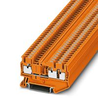 3211210 Phoenix Contact  PT 2.5-TWIN OG Series Orange, 4mm², Push In Termination, ATEX, IECEx