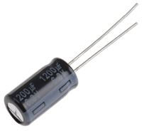 eeufr0j122l Panasonic 1200μF Aluminium Electrolytic Capacitor 6.3V dc, Radial, Through Hole - EEUFR0J122L