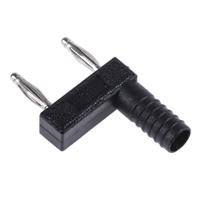639845-21 Staubli Black Male Banana Plug, 2mm Connector, Plug In Termination, 10A, 30 V, 60V dc, Silver Plating
