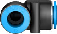 qsl-12 Festo QSL Series Elbow Tube-toTube Adaptor, Push In 12 mm to Push In 12 mm, Tube-to-Tube Connection Style, 153074