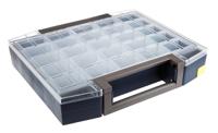134941 Raaco 25 Cell Grey PC, PP Compartment Box, 78mm x 421mm x 361mm