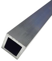 124-3638 Square Aluminium Metal Tube, 1m L, 40mm W, 40mm H