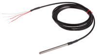 123-5595 RS PRO PT100 RTD Sensor, 4.5mm Dia, 75mm Long, 4 Wire, Probe, Class B +250°C Max