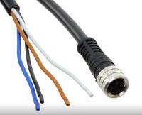 1200270127 Molex Female 4 way M8 to Unterminated Cordset, 2 m