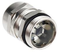53112240 Lapp SKINTOP Series Metallic Nickel Plated Brass Cable Gland, PG16 Thread, 8mm min., 14mm max., IP68