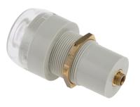 84150201 Crouzet Red Panel Mounting Visual Indicator, 8bar, 4 mm inlet port, 22.5mm mount hole