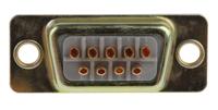 472-843 RS PRO 9 Way Panel Mount D-sub Connector Socket