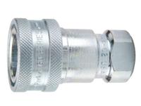 h2-62-bspp Parker Steel Female Hydraulic Quick Connect Coupling, BSP 1/4 Female