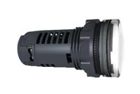 xb5evg1 Schneider Electric, Harmony XB5, Panel Mount White Universal LED Pilot Light Complete, 22mm Cutout, IP66, Round, 110V ac