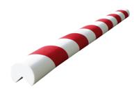 pu4025rb Viso Red/White Corner Protector 750mm x 40mm
