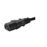 60040215 Schurter Right Angle IEC C13 Socket to Right Angle CEE 7/7 Plug Power Cord, 2.5m