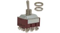 656h APEM Toggle Switch, On-On, 3PST, Screw Terminal, 250V ac