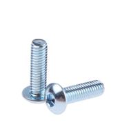 483-9559 RS PRO Bright Zinc Plated Steel Hex Socket Button Screw, ISO 7380, M3 x 10mm