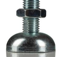 3842311956 Bosch Rexroth M16 Thread Steel Adjustable Foot, 44mm 10mm Groove