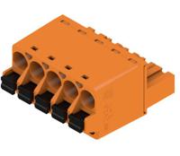 1013720000 Weidmuller, 5.08mm Pitch, BL 5.08, 5 Way, , Pluggable Terminal Block, Plug, Cable Mount, Push In Termination,