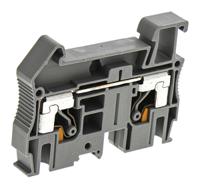 3211813 Phoenix Contact  PT 6 Series Grey, 10mm², Single-Level, Push In Termination