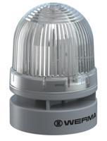46042074 Werma 460 Series Clear Sounder Beacon, 12 V, IP65, Wall Mount, 92dB at 1 Metre