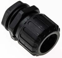 7tca296060r0105-xf16m16d Adaptaflex Straight, Conduit Fitting, 16mm Nominal Size, M16, Nylon 66, Black IP65 rating