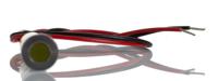 249-4325 RS PRO Yellow Panel Mount Indicator, 24V dc, 8mm Mounting Hole Size, Lead Wires Termination, IP67